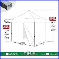 EZ Pop Up Waterproof Canopy 10x10 Commercial Tent Shelter + Full Walls&Carry Bag
