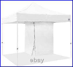 EZ-UP 10 x 10 Pop Up Tent Shelter Canopy Kit Steel Frame Walls Carry Bag Stakes