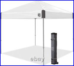 E-Z UP Ambassador Instant Pop Up Canopy Tent, 10' x 10', Roller Bag