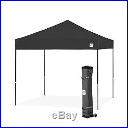 E-Z UP Pyramid Instant Shelter Canopy, 10 by 10ft, Black-PR3SG10BK NEW