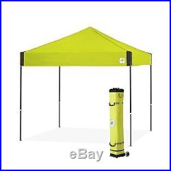 E-Z UP Pyramid Instant Shelter Canopy, 10 by 10ft, Limeade-PR3SG10LA NEW