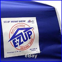 E-Z UP Swift Instant Shelter Pop-Up Canopy, 12 x 12 ft Blue New