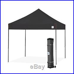 E-Z UP Vantage Instant Shelter Canopy, 10 by 10ft, Black-VG3SG10BK NEW