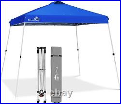 Eagle Peak 11x11 Slant Leg Pop Up Canopy Tent Single Person Setup