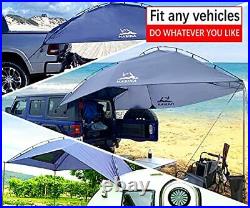 Eardrop Awning for SUV RVing, Car Camping, Trailer and Overlanding Light Weight
