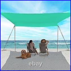 EasierHike Beach Shade Tent 10 × Ft Portable Easy Pop Up Canopy UPF50+