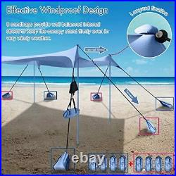 Easierhike Family Beach Sunshade Tent UPF50+ UV Protection Portable Windproof