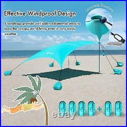 Easierhike UPF50+ Beach Sunshade Tent and Beach Blanket Mat