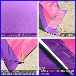 Easierhike UPF50+ Beach Sunshade Tent and Beach Blanket Mat