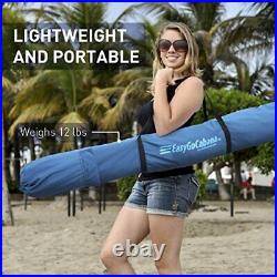 EasyGo Cabana 6' X 6' Beach & Sports Cabana Stays Cool & Comfortable Easy A