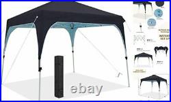 Easy Pop Up Canopy Tent Portable Instant Shelter with Wheeled Bag Black