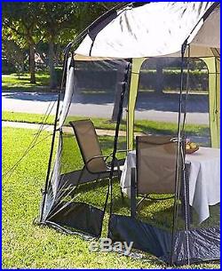 Easy-Up 12' x 14' Screen Gazebo Cover Outdoor Shade Canopies Yard Camping Awning