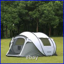 Echosmile 4-6 Person Gray Pop Up Tent