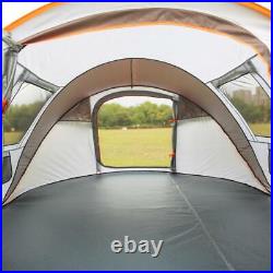 Echosmile White And Brown Pop Up Tent For 5-8 People