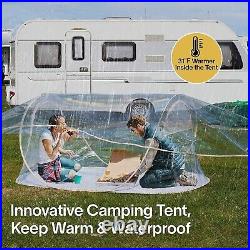 EighteenTek 2 Person Pop Up Bubble Tent Portable Weather Tent Camping