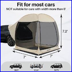 EighteenTek Car Tent Trunk Tent SUV Tent for Camping Mosquito Tent Screen Tent