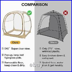 EighteenTek Clear Pod Sports Tent Popup Tent Cold Pod for Winter Igloo