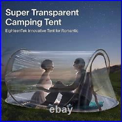 EighteenTek Pop Up Bubble Tent Portable Weather Proof Pod Cold Protection