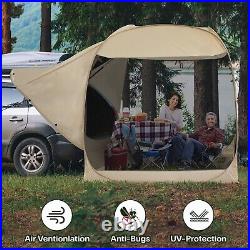 EighteenTek Pop Up Screen House Room SUV Car Tent Camping Mosquito Canopy