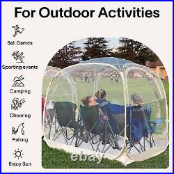 EighteenTek Pop Up Sports Tent Outdoor Bubble Camping Canopy Halloween