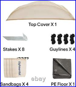 EighteenTek Pop Up Sports Tent Weather Pods Bubble Tent Sports Shelter Portable