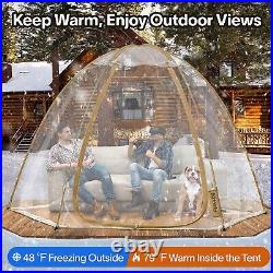 Eighteentek Bubble Tent Instant Clear Igloo Outdoor Pod Canopy Pop Up Halloween