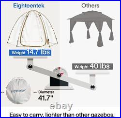 Eighteentek Pop Up Bubble Tent Patio Tent Weather Pod Portable Camping Tent Shad