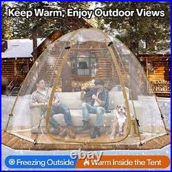 Eighteentek Pop Up Clear Bubble Tent Patio Canopy Gazebos Portable Camping Tent