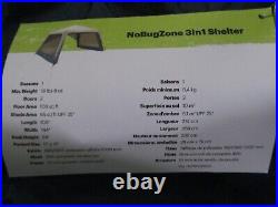 Eureka Bug Tent No Bug Zone 3 in 1 Shelter Tent 144 x 108 x 94 Inch