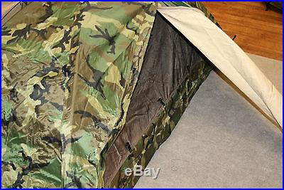 Eureka TCOP 1 man tent Woodland Camo NSN 8340-01-535-0134 Military Issue