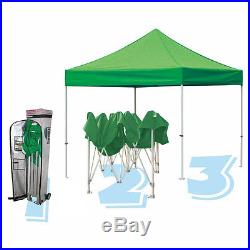 Eurmax 10 x 10 Commercial Ez Pop Up Canopy Waterproof Tent with4 Walls&Roller Bag