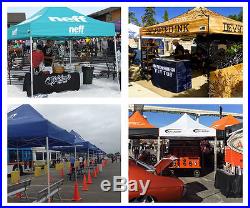 Eurmax Display Easy Pop Up Canopy 5x5 Photo Booth Tent Shade+4 Walls + Carry Bag