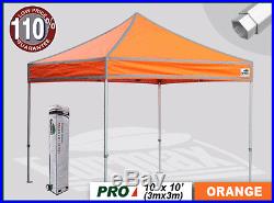Eurmax Pop Up 10x10 Canopy Professional Aluminum Hi-Vision Tent Striking Shade