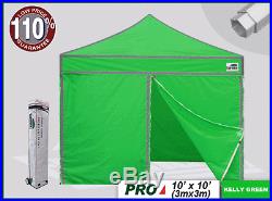 Eurmax Pop Up 10x10 Canopy Professional Aluminum Hi-Vision Tent Striking Shade