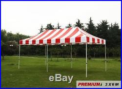 Eurmax Pop Up Canopy 10x20 Ez Pop Up Commercial Canopy Tent Shelter Carnival Red