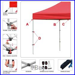 Eurmax Pop Up Canopy No Matter 10x10 Portable Water proof Tent W / N sidewalls