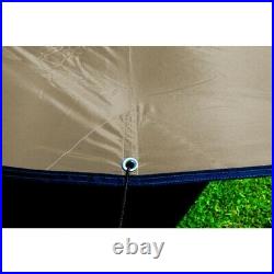 Eurotrail Hardin Tarp Sun Shade Umbrella Beige Garden Camping Beach 360x350 cm