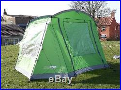 Ex Display Highlander Awning Tent For Linden Family Tent Tunnel Green