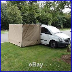 Expedition Pull-out 2mx2m Desert Sand Vehicle Side Awning with Front
