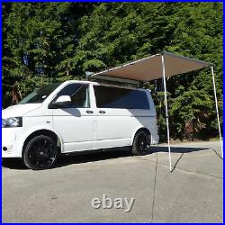 Expedition Pull-out 2mx2m Granite Grey Vehicle Side Awning with Front