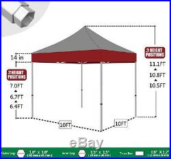 Ez Pop Up Canopy 10x10/10x15/10x20 Food Service Prevent Mosquito Tent Shade