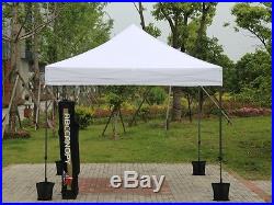 Ez Pop Up Canopy 10x10 White Commercial Instant Canopy Pop Up Tent With Roller Bag