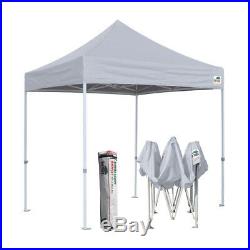 Ez Pop Up Canopy Gray 8x8 Fair Trade Show Gazebo Shade Tent Camping Shelter