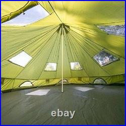 Family Tent Hunting Camp 4-Season Sleeps 10 Persons Waterproof Huge Teepee 16.4