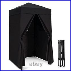 Flex Ultra Compact 4x4 Pop-up Canopy, Sun Shelter, Changing Room, Black 4 by 4