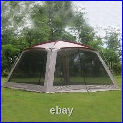 Gazebo 365365210cm UltraLarge 5-8 Person Camping Tent Carpas Beach Sun Shelter