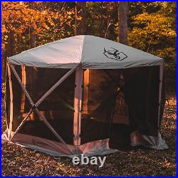 Gazelle Pop Up 8 Person Camping Gazebo Day Tent with Mesh Windows (For Parts)