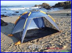 Genji Sports Instant Push Up Beach Tent Sun Shelter