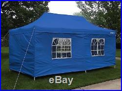 GigaTent SW004 The Party Tent Solid Blue Canopy Sidewalls- CANOPY NOT INCLUDED
