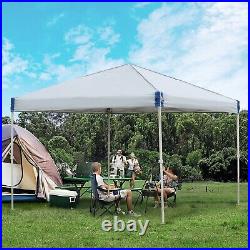 Gray 12 x 12 Outdoor Canopy Instant Set Up Cover Gazebo Tent Patio Garden Shade